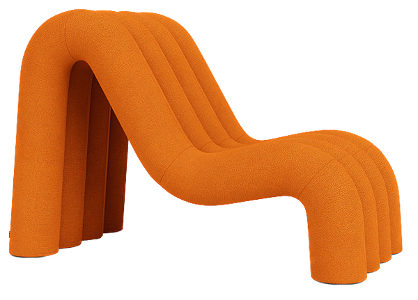 Chaise longue Alp — Hallingdal 65 orange 547