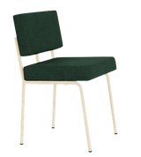 Chaise de diner Monday sans accoudoirs métal sable — Cube green 58