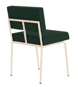 Chaise de diner Monday sans accoudoirs métal sable — Cube green 58