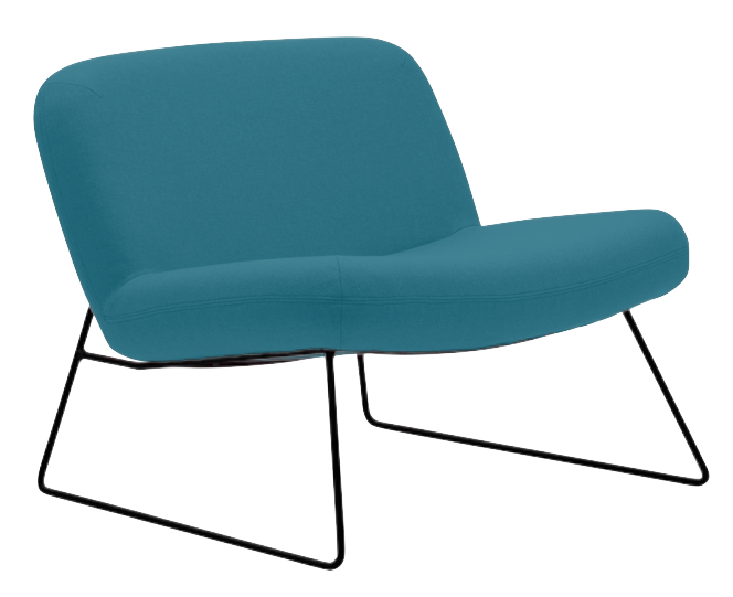 Fauteuil Java — Pied noir & Eco cotton 515