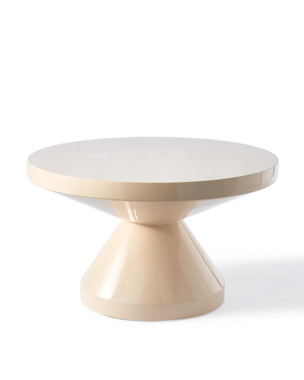 Table basse Zig Zag — Beige