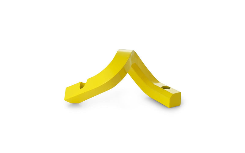 Bougeoir Crooked Aluminium — Yellow