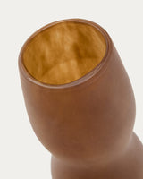 Vase NUMA — Verre marron clair 32 cm