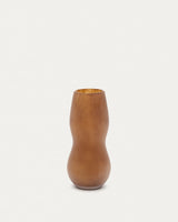 Vase NUMA — Verre marron clair 32 cm