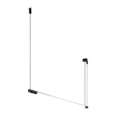 Suspension Darf 1.2 — Noir mat, 3000K, dim