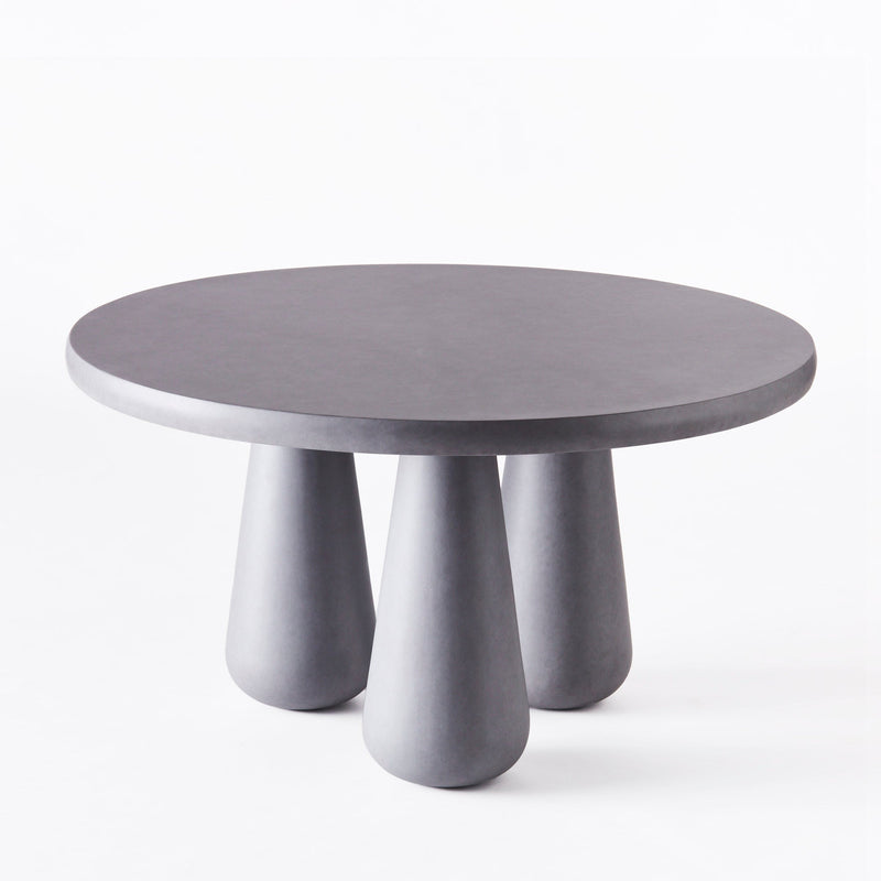 Round Table de diner Grey