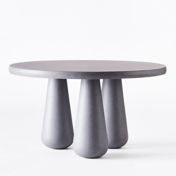 Round Table de diner Grey