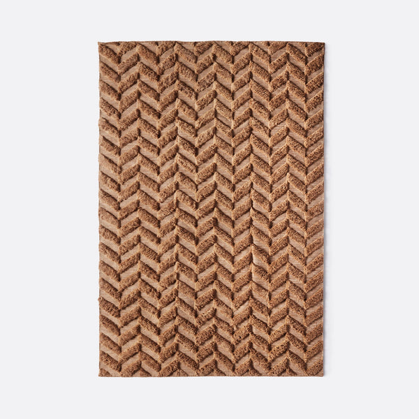 Herringbone Brown Tapis