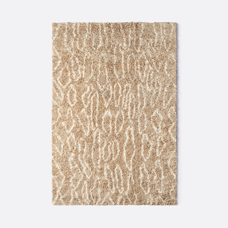 Shaggy Leo Beige Tapis