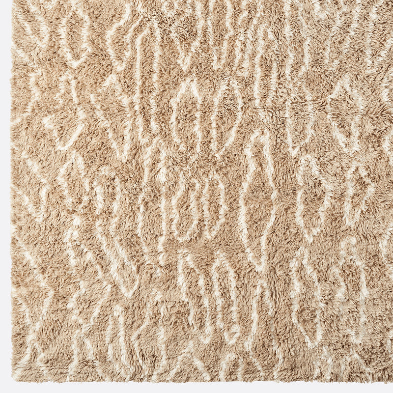 Shaggy Leo Beige Tapis