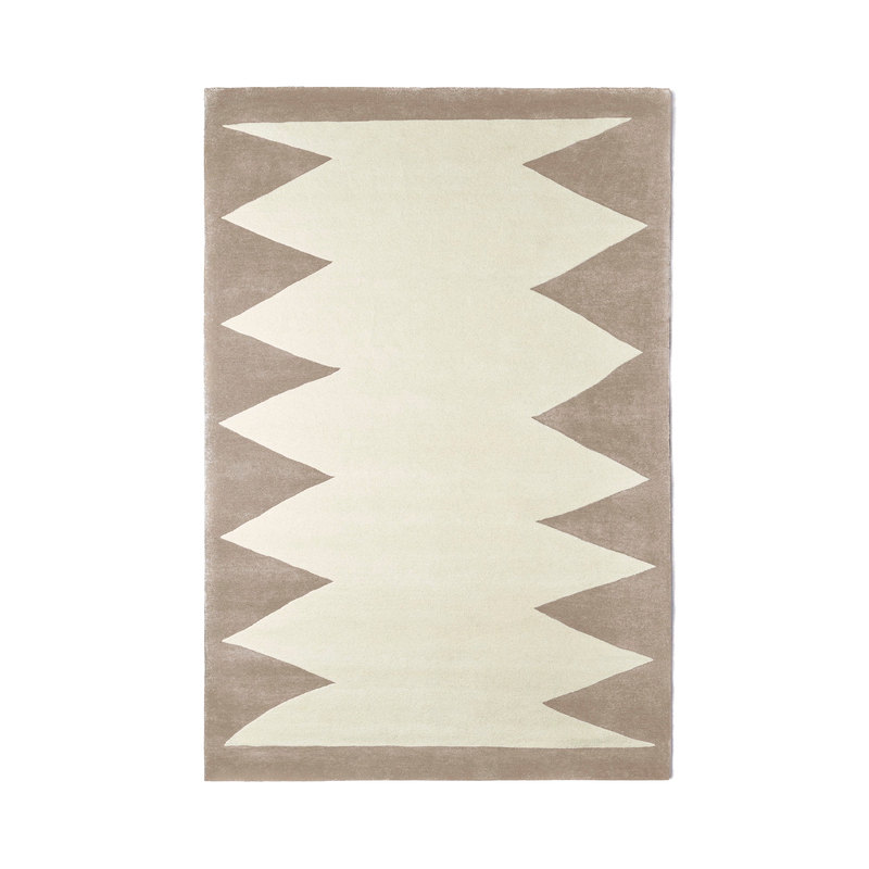 Zig Zag Beige Tapis