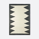 Zig Zag Anthracite Tapis