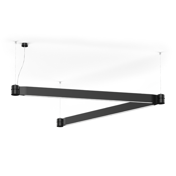 Suspension Ello System 1.0 — Noir mat, 3000K, dim