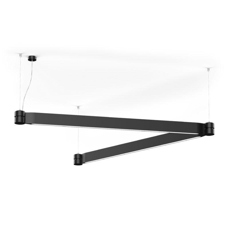 Suspension Ello System 1.0 — Noir mat, 3000K, dim