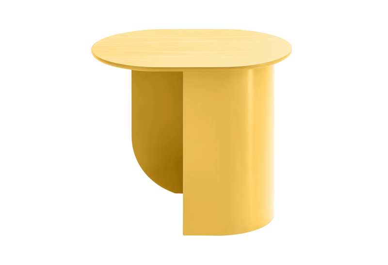 Table d'appoint Plateau — Jaune