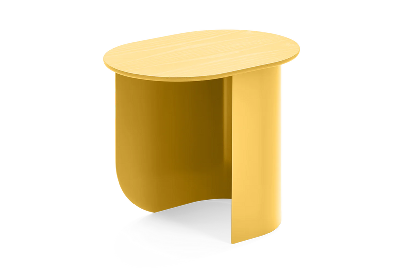 Table d'appoint Plateau — Jaune