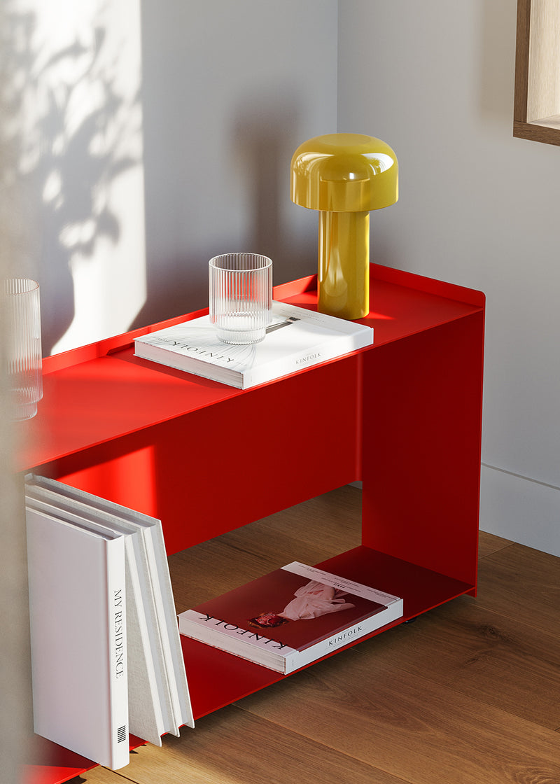 Table d'appoint Fold — Rouge