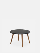 Table basse ronde Fox S — Marbre Noir