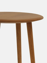 Table d'appoint ronde Fox H — Frêne Caramel