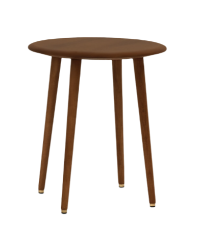 Table d'appoint ronde Fox H — Frêne Marron