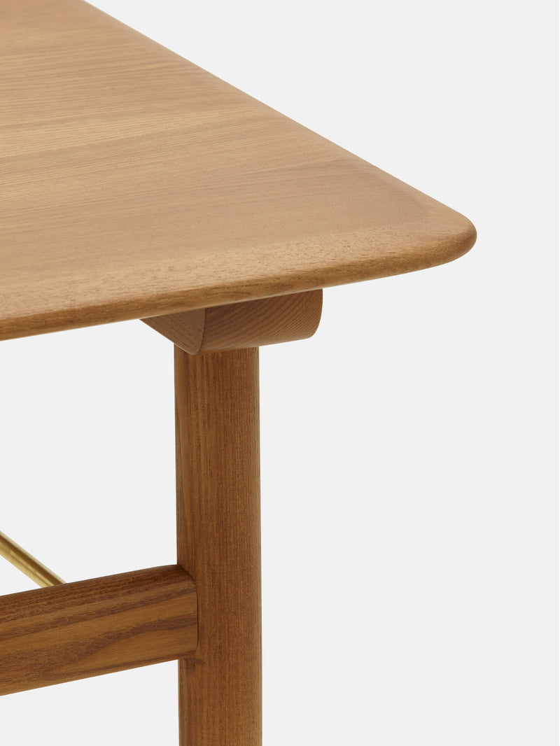 Table basse carré Fox S55 — Frêne Caramel