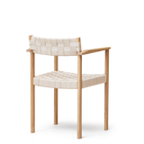 Chaise avec accoudoirs Motif — Chêne blanc