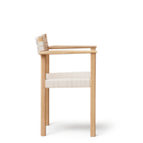 Chaise avec accoudoirs Motif — Chêne blanc