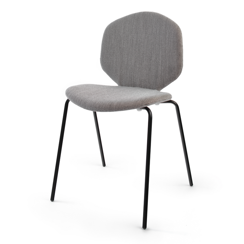 Chaise Loulou en métal noir — Tissu catégorie A