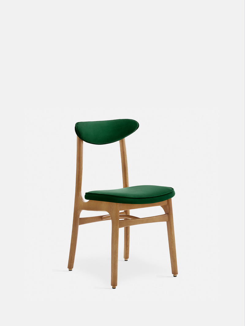 Chaise 200-190 Frêne 02 — Velours Vert bouteille