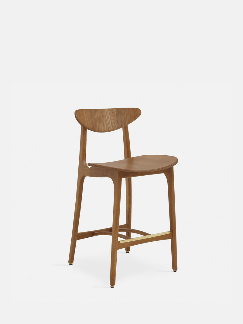 Chaise de bar Timber S65 200-190 — Frêne Caramel