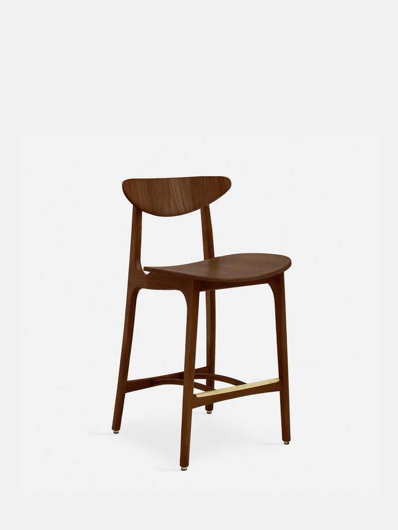 Chaise de bar Timber S65 200-190 — Frêne Marron