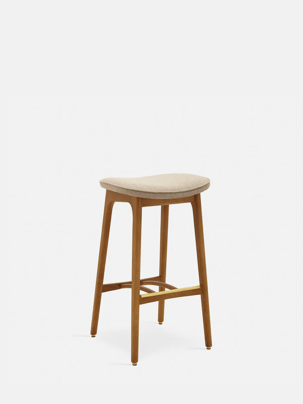 Tabouret de bar Basic 200-190 Frêne 03 — Tissu coco Beige