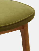 Tabouret de bar Basic 200-190 Frêne 03 — Velours Olive