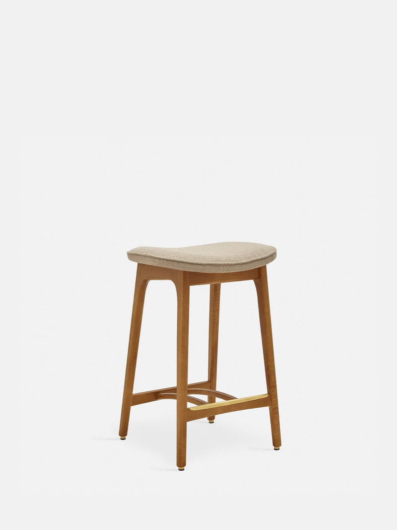 Tabouret de bar Basic 200-190 Frêne 03 — Tissu coco Beige