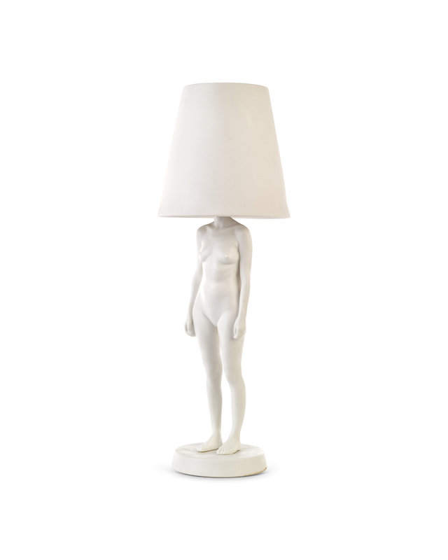 Lampe de table Hiding Lady — Blanc