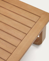 Table basse 100 % d'extérieur Sacaleta — en bois d'eucalyptus massif 100 x 60 cm