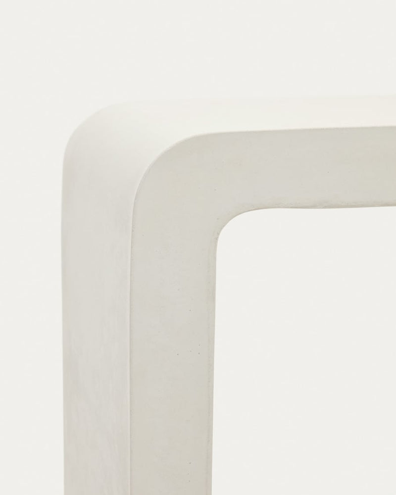 Console Aiguablava — en ciment blanc 120 x 80 cm