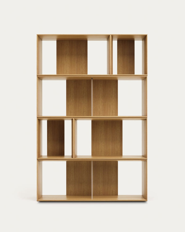 Lot Litto de 6 étagères modulables — en placage de chêne 101 x 152 cm