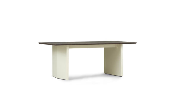 Table de diner Panel — Cream/Dark Brown