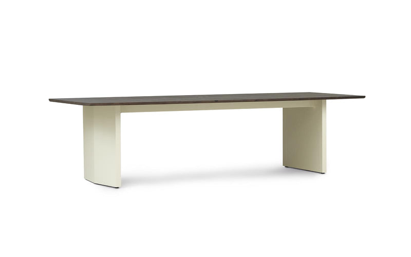 Table de diner Panel — Cream/Dark Brown