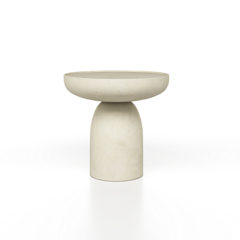 Table d'appoint Rin — Ciment natural