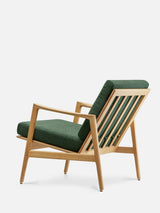 Fauteuil Stefan — Tissu bouclé Vert bouteille