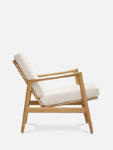 Fauteuil Stefan — Velours côtelé Crème