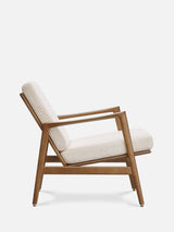 Fauteuil Stefan — Velours côtelé Crème