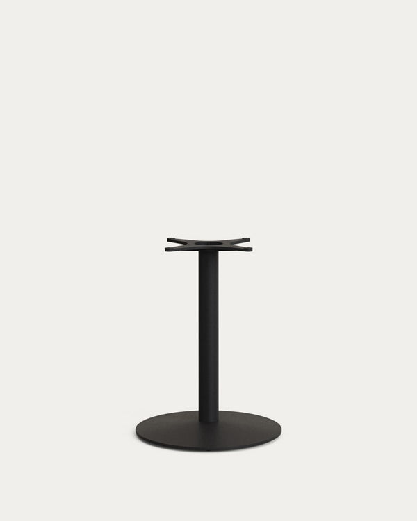 Table ronde d'extérieur Esilda — ronde 90, noir