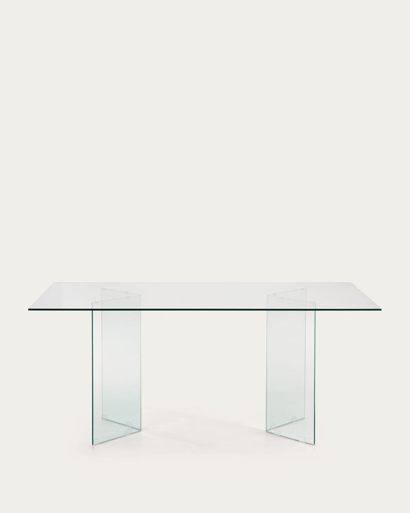 Table Burano — en verre 200 x 90 cm