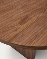 Table Nealy 240 x 100 cm — en placage de noyer finition naturelle