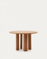 Table ronde Mailen — en contre-plaqué de frêne avec finition naturelle l Ø 120 cm