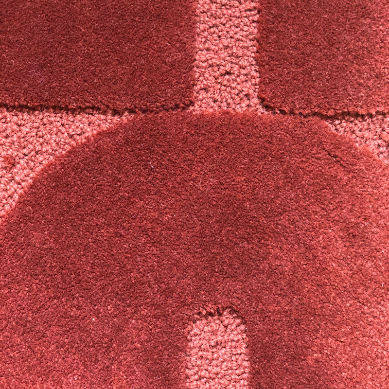 Le Tapis en laine Opéra — Terracotta