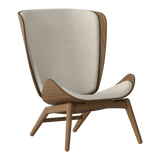 Fauteuil The Reader - Dark Oak — White Sands